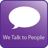 We talk to people.